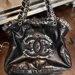 Chanel Purse Tweed Bon Bon